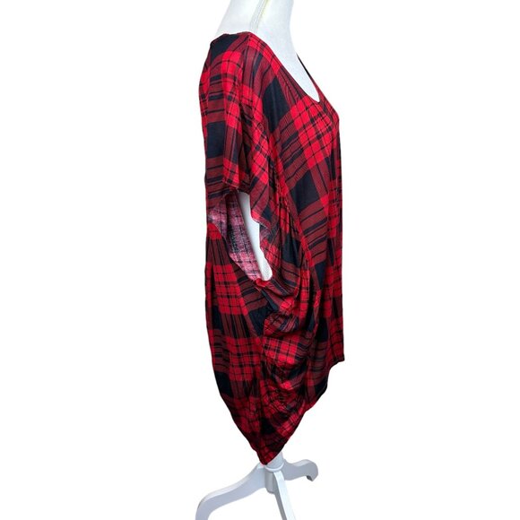 Torn by Ronny Kobo Brooke top, size Large, boxy, plaid, summer, dressy, NWT - Picture 5 of 11